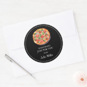 Fait maison juste pour vous étiquette à pizza (Enveloppe)