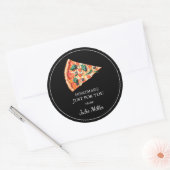 Fait maison juste pour vous étiquette à pizza (Enveloppe)