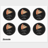 Fait maison juste pour vous étiquette à pizza (Feuille)