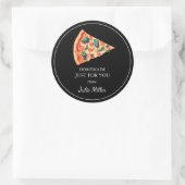 Fait maison juste pour vous étiquette à pizza (Sac)