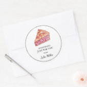 Fait maison juste pour vous étiquette à tarte (Enveloppe)