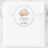 Fait maison juste pour vous étiquette ail (Sac)