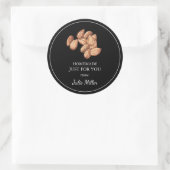 Fait maison juste pour vous étiquette amande (Sac)