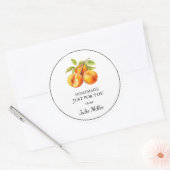 Fait maison juste pour vous étiquette apricot (Enveloppe)