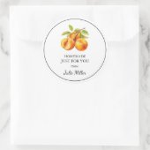 Fait maison juste pour vous étiquette apricot (Sac)