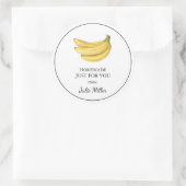 Fait maison juste pour vous étiquette banane (Sac)