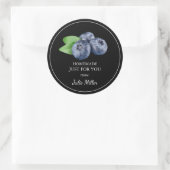 Fait maison juste pour vous étiquette bleuet (Sac)