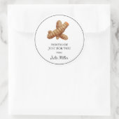 Fait maison juste pour vous étiquette curcuma (Sac)