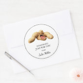 Fait maison juste pour vous étiquette d'arachide (Enveloppe)
