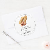 Fait maison juste pour vous étiquette d'arachide (Enveloppe)