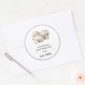 Fait maison juste pour vous étiquette de champigno (Enveloppe)
