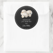 Fait maison juste pour vous étiquette de champigno (Sac)