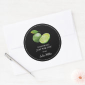 Fait maison juste pour vous étiquette de chaux (Enveloppe)