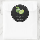 Fait maison juste pour vous étiquette de chaux (Sac)