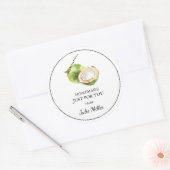 Fait maison juste pour vous étiquette de coco (Enveloppe)