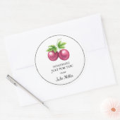 Fait maison juste pour vous étiquette de fruits de (Enveloppe)