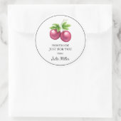 Fait maison juste pour vous étiquette de fruits de (Sac)