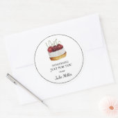 Fait maison juste pour vous étiquette de gâteau (Enveloppe)