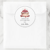 Fait maison juste pour vous étiquette de gâteau (Sac)