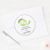 Fait maison juste pour vous étiquette de goava (Enveloppe)