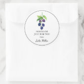 Fait maison juste pour vous étiquette de mûre (Sac)