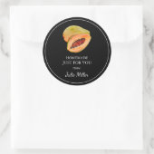 Fait maison juste pour vous étiquette de papaye (Sac)