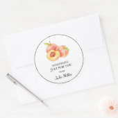 Fait maison juste pour vous étiquette de pêche (Enveloppe)