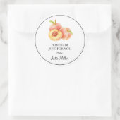 Fait maison juste pour vous étiquette de pêche (Sac)