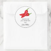 Fait maison juste pour vous étiquette de piment (Sac)