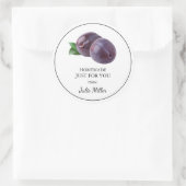 Fait maison juste pour vous étiquette de prune (Sac)