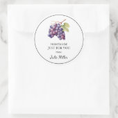 Fait maison juste pour vous étiquette de raisin (Sac)