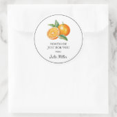 Fait maison juste pour vous étiquette orange (Sac)