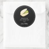 Fait maison juste pour vous étiquette pistache (Sac)