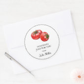 Fait maison juste pour vous étiquette tomate (Enveloppe)