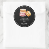Fait maison juste pour vous macarons étiquette (Sac)
