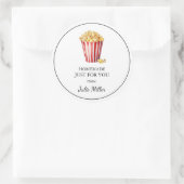 Fait maison juste pour vous pop-corn étiquette (Sac)