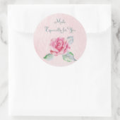 Fait spécialement pour vous Stickers Rose (Sac)