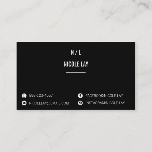 ★ fait sur commande de carte de visite de Headshot (Dos)