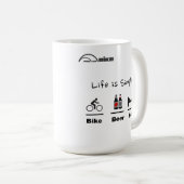Fait un cycle tasse - la vie simple - vélo - bière (Devant droit)