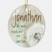 Fait un ornement de souhait (Gauche)