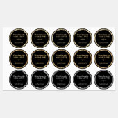 Faite à la main avec amour - Étiquettes personnali (Feuille)