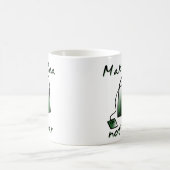 Faites à guerre de thé pas l'humour drôle de tasse (Centre)