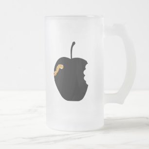 Faites à les miens une tasse en verre givré de