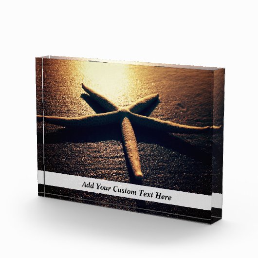 Faites à votre propre bloc acrylique de photo (Droite)