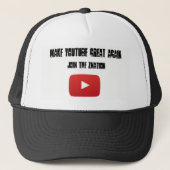 Faites à Youtube le grand encore casquette de (Devant)