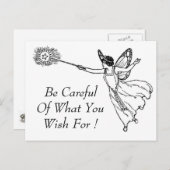 Faites Attention À Ce Que Vous Souhaitez ! Carte p (Devant / Derrière)