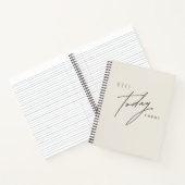 faites. aujourd'hui. comptez. Carnets et journaux (Intérieur)