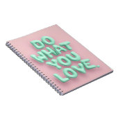 Faites ce que vous aimez pastel esthétique carnet (Côté Droit)