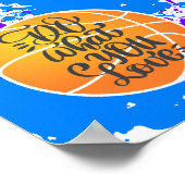 Faites ce que vous aimez Poster de basket-ball (Coin)