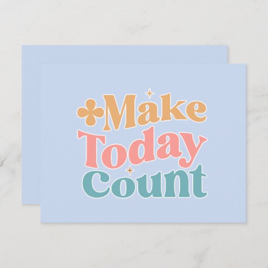 Faites compter aujourd'hui la carte de devis Inspi (Devant / Derrière)